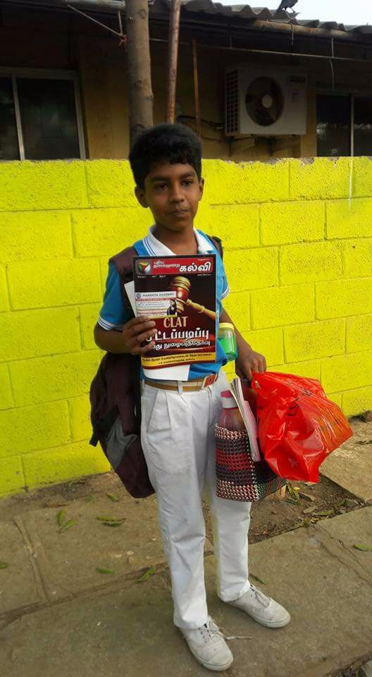 Students Received "Pudhiya Thalaimurai Kalvi" Magazine With best Complements from Harshita Academy, Perambur